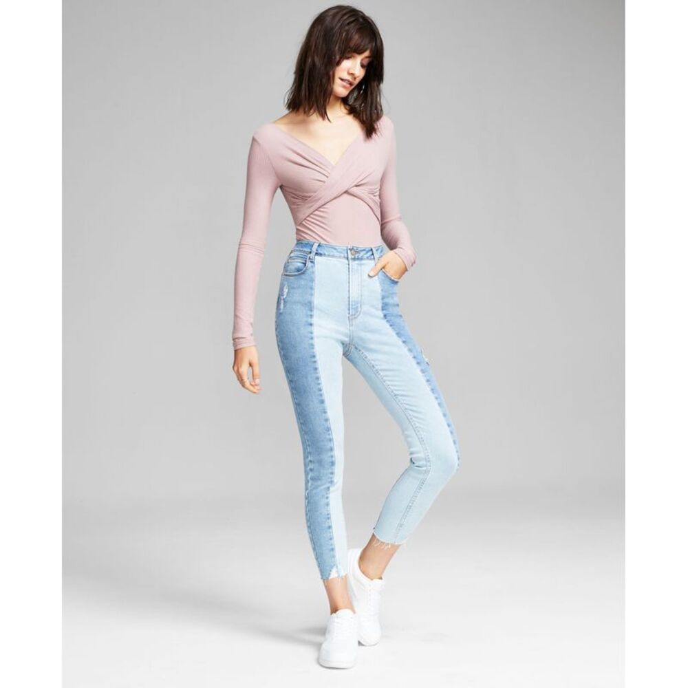 And Now This Womens Perfect Zip Fly Skinny Jeans